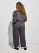Jersey trousers with a barrel fit and high waist, Dark Grey, Model image number 1