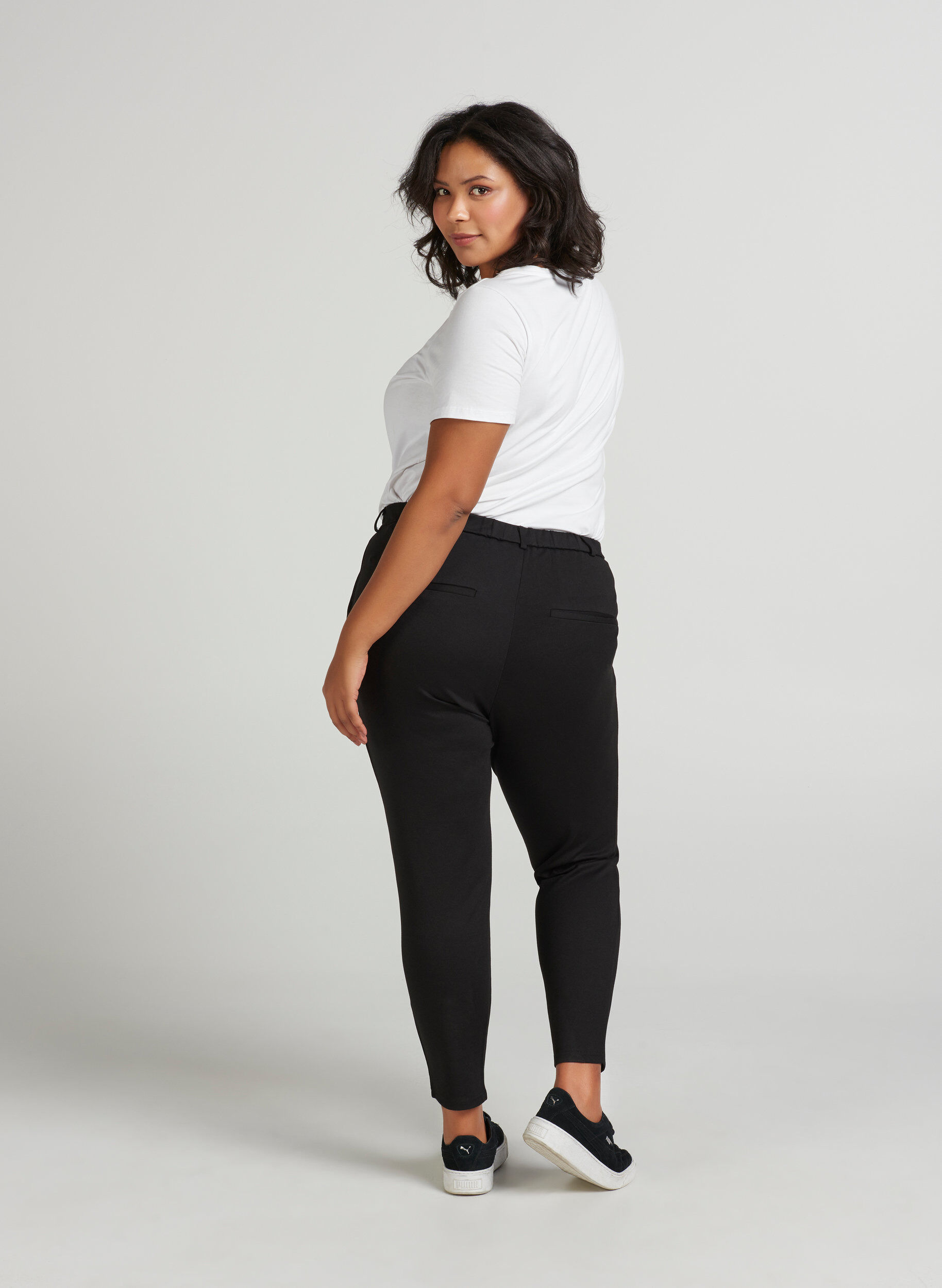 Zizzifashion Maddison trousers, Black, Model image number 1