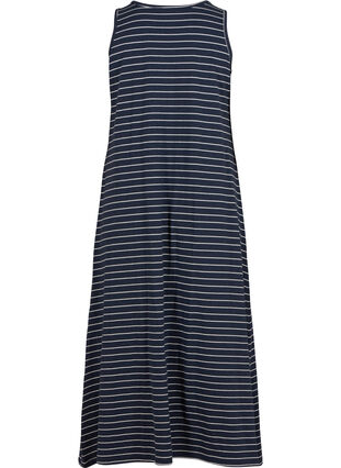 Dress, Mood Indigo and white stripe, Packshot image number 1