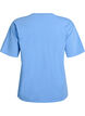 Sporty t-shirt in organic cotton, Blue, Packshot image number 1