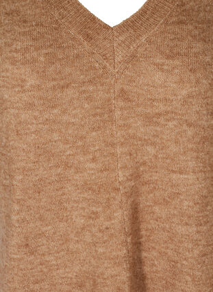 Marled knitted vest with short sleeves, Nomad As Sample, Packshot image number 2