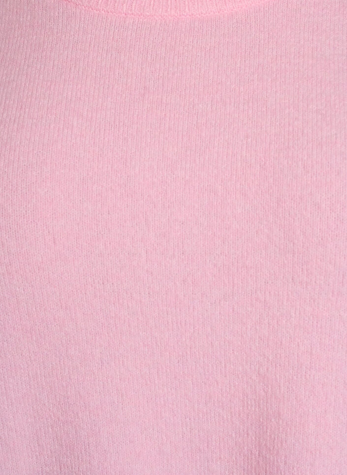 Knitted blouse with short sleeves, Pink, Packshot image number 2