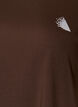 Solid-coloured training T-shirt, Brown, Packshot image number 2