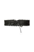Waist belt with lace and tie fastening, Black, Packshot image number 0