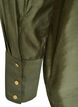 Viscose shirt with golden buttons, Green, Packshot image number 3
