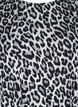 Long-sleeved blouse with leopard print, Dark Grey, Packshot image number 2