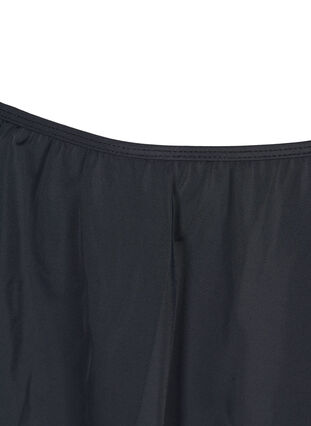 Bikini bottoms with a skirt, Black, Packshot image number 2