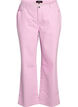 Coloured Myra jeans with stripes and wide legs, Pink, Packshot image number 0