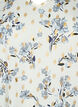 Blouse with print and lurex, White Flower/Gold, Packshot image number 2