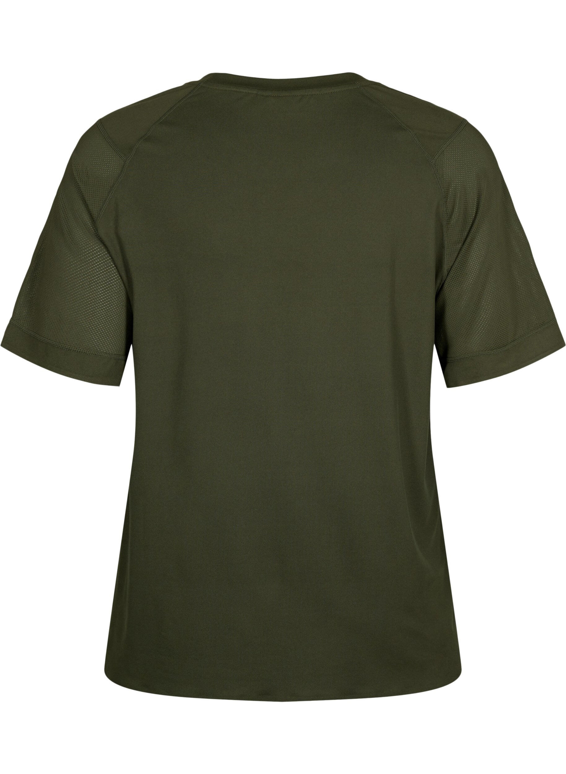 Zizzifashion Short-sleeved training t-shirt with round neck, Forest Night, Packshot image number 1