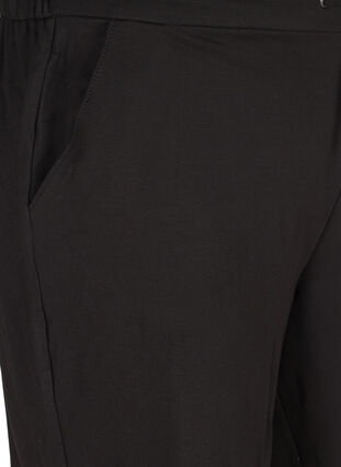 Plain-coloured shorts with pockets, Black, Packshot image number 2