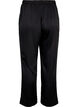 Satin pyjamas pants with elasticated waistband, Black, Packshot image number 1