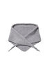 Knitted triangle scarf, Grey, Packshot image number 0