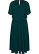 Short-sleeved maxi dress with a-shape, Green, Packshot image number 0