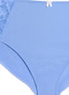 Cotton briefs with lace panels, Blue, Packshot image number 2