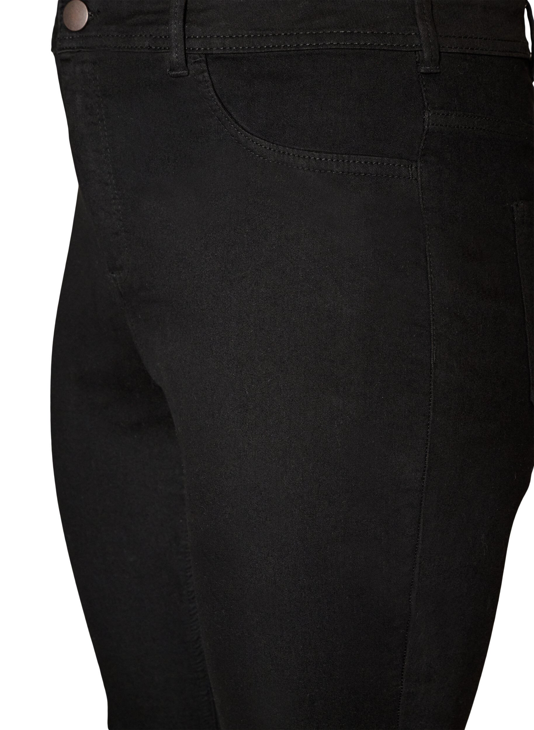 ZizzifashionAmy super slim fit jeans with a high waist, Black, Packshot image number 2
