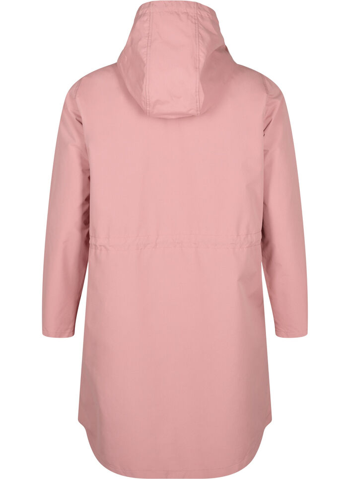 FLASH - Water-repellent parka with hood, Ash Rose, Packshot image number 1