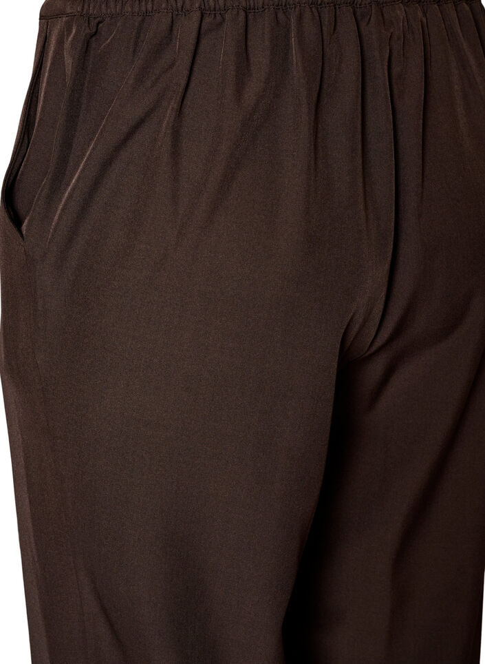 Loose trousers with pockets, Brown, Packshot image number 3
