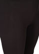 Basic 3/4 leggings with wrinkle detail, Black, Packshot image number 2
