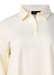 Long-sleeved polo shirt, Vanilla, Packshot image number 2
