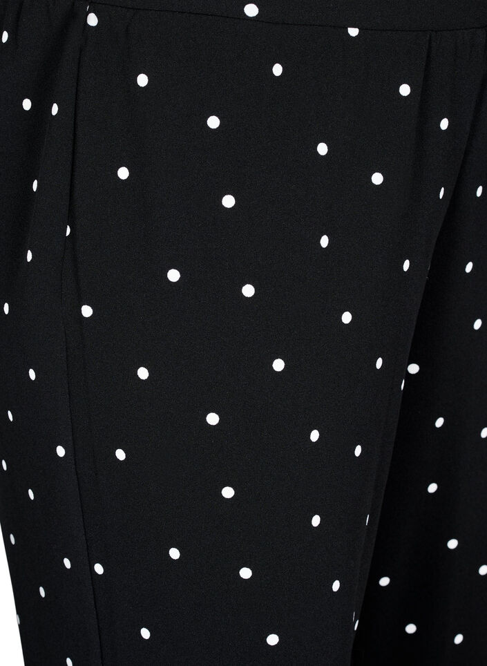 Straight fit trousers, Black, Packshot image number 2