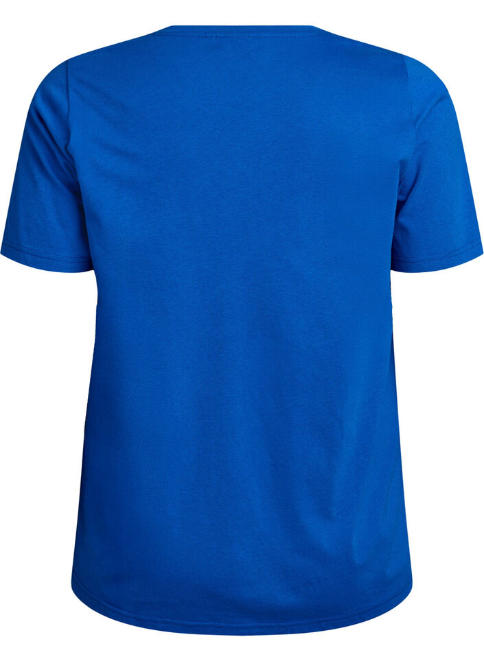 FLASH - T-shirt with print, Blue, Packshot image number 1