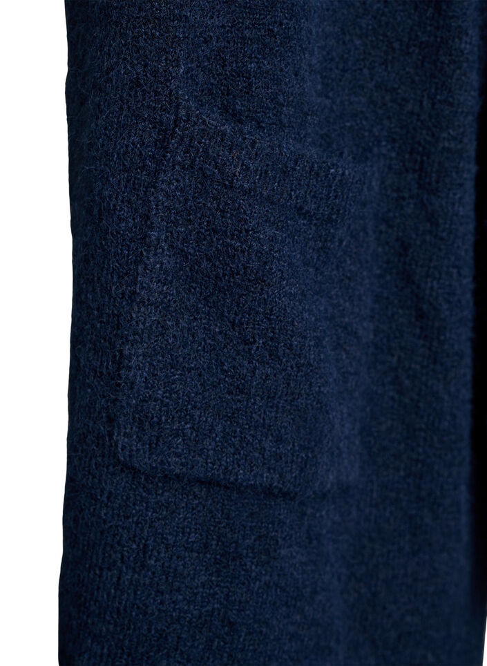 Long cardigan with pockets, Blue, Packshot image number 2