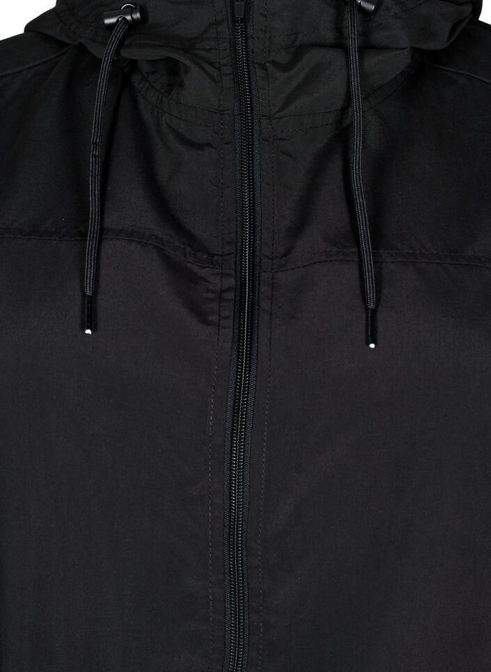 FLASH - Lightweight parka with a hood, Black, Packshot image number 2