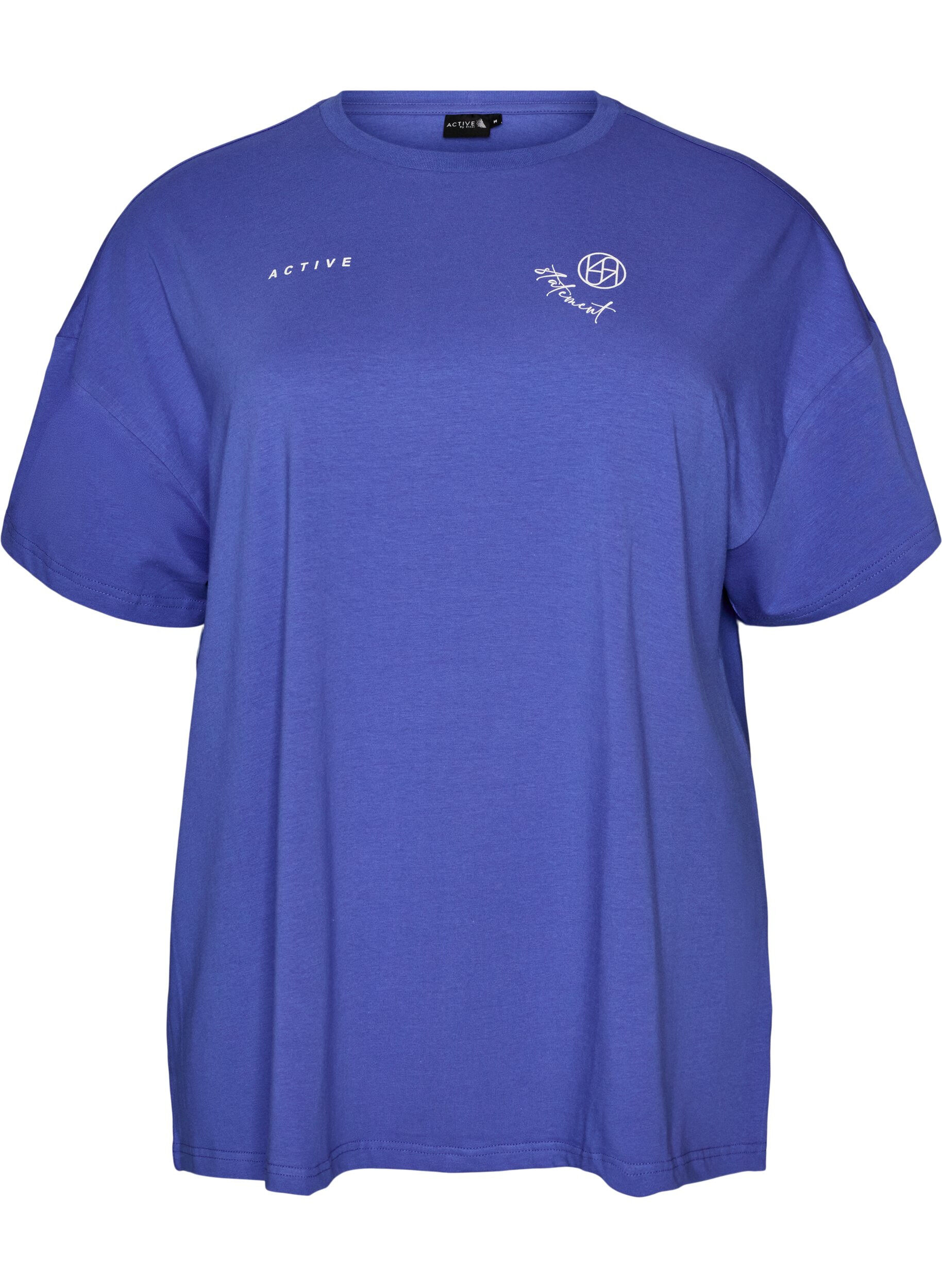 Organic cotton T-shirt with a small front motif