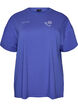 Organic cotton T-shirt with a small front motif, Blue, Packshot image number 0