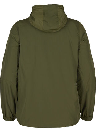 Anorak with a hood and pocket, Forest Night, Packshot image number 1