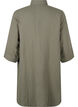 Long shirt in cotton muslin, Thyme, Packshot image number 1