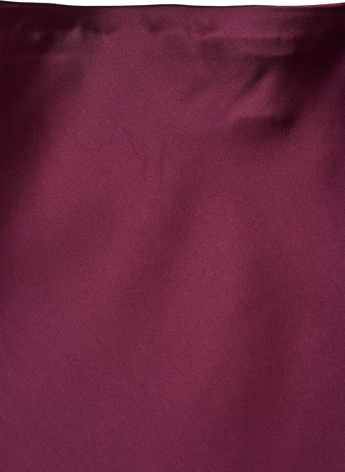 Satin midi skirt, Dark Bordeaux, Packshot image number 2