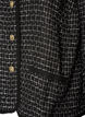 Jacket in boucl&eacute; with gold-coloured buttons, Black, Packshot image number 3