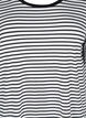T-shirt with TENCEL™ Lyocell and stripes, White, Packshot image number 2
