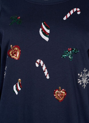 Christmas sweatshirt, N. Sky X-MAS DECO, Packshot image number 2