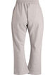 High-waisted sweatpants with brushed inside, Grey, Packshot image number 1