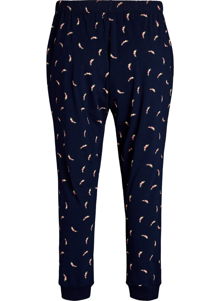 Printed pyjama trousers, Blue, Packshot image number 1