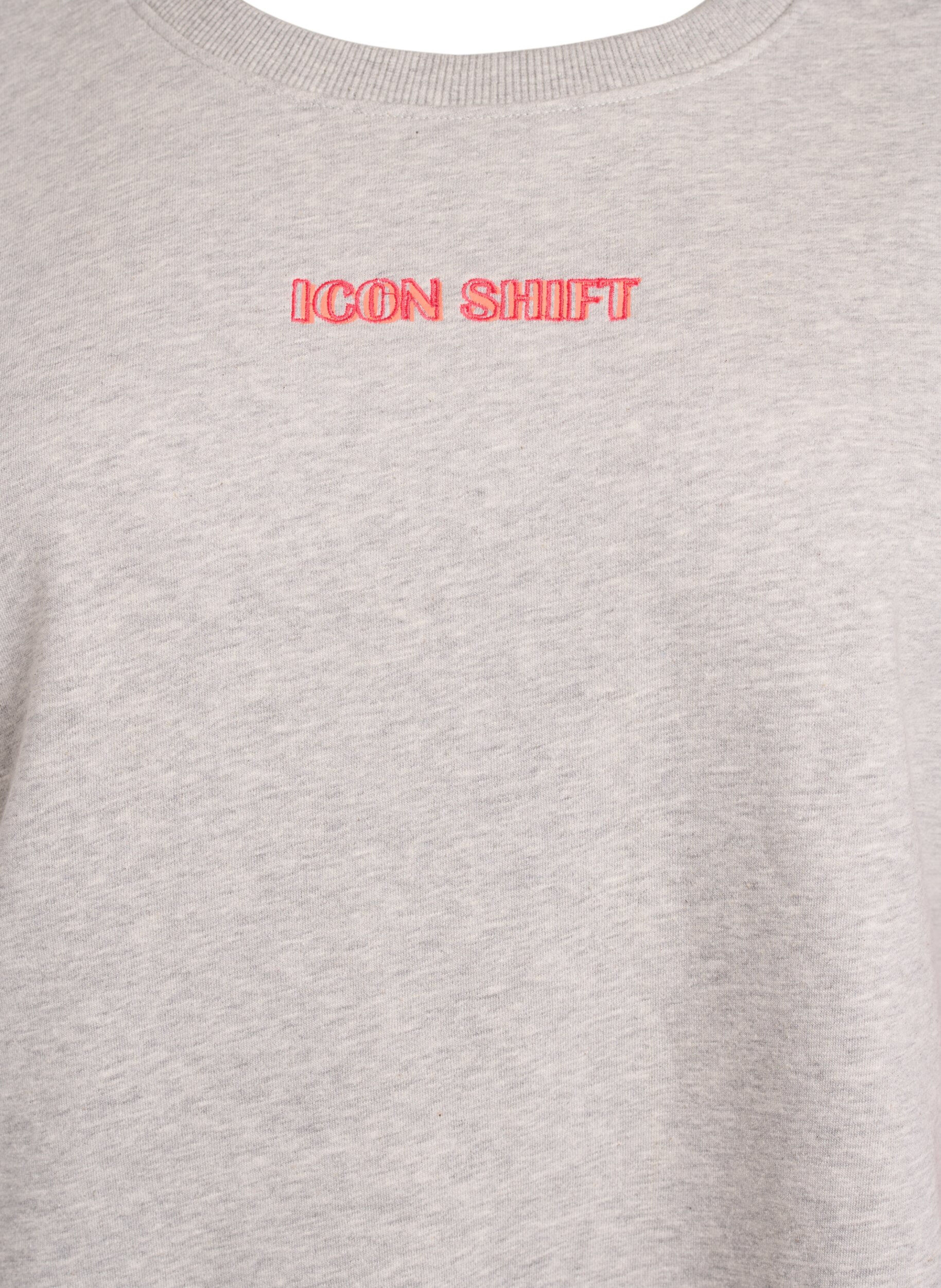 ZizzifashionLoose sweatshirt with contrast details on the sleeves, Grey, Packshot image number 2