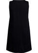Sleeveless A-line dress, Black, Packshot image number 1
