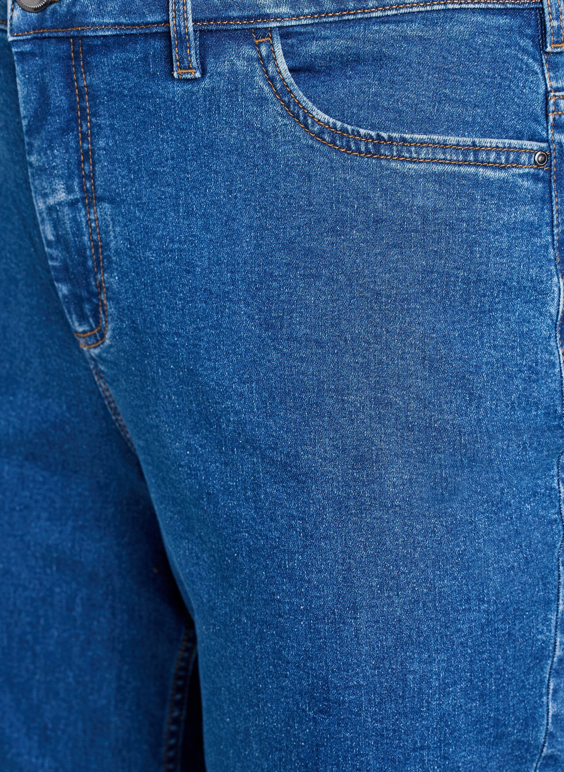 Zizzifashion High-waisted Gemma jeans with a regular fit, Blue, Packshot image number 2