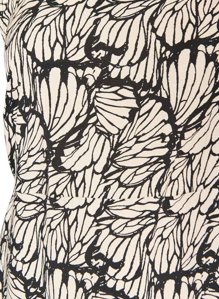 Summer dress with wide straps, Black, Packshot image number 2