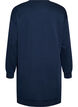 Loose sweatshirt dress with pockets, Blue, Packshot image number 1