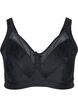 Bra with mesh details, Black, Packshot image number 0
