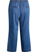 Wide jeans with an elastic waistband, Blue, Packshot image number 1