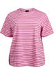 Striped T-shirt, Pink, Packshot image number 0