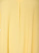 Midi dress with V-neck and texture, Yellow, Packshot image number 2