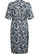 FLASH - Midi dress with print and tie belt, Green, Packshot image number 1
