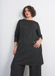 Short dress with a boucl&eacute; texture and glitter threads, Black, Model image number 0