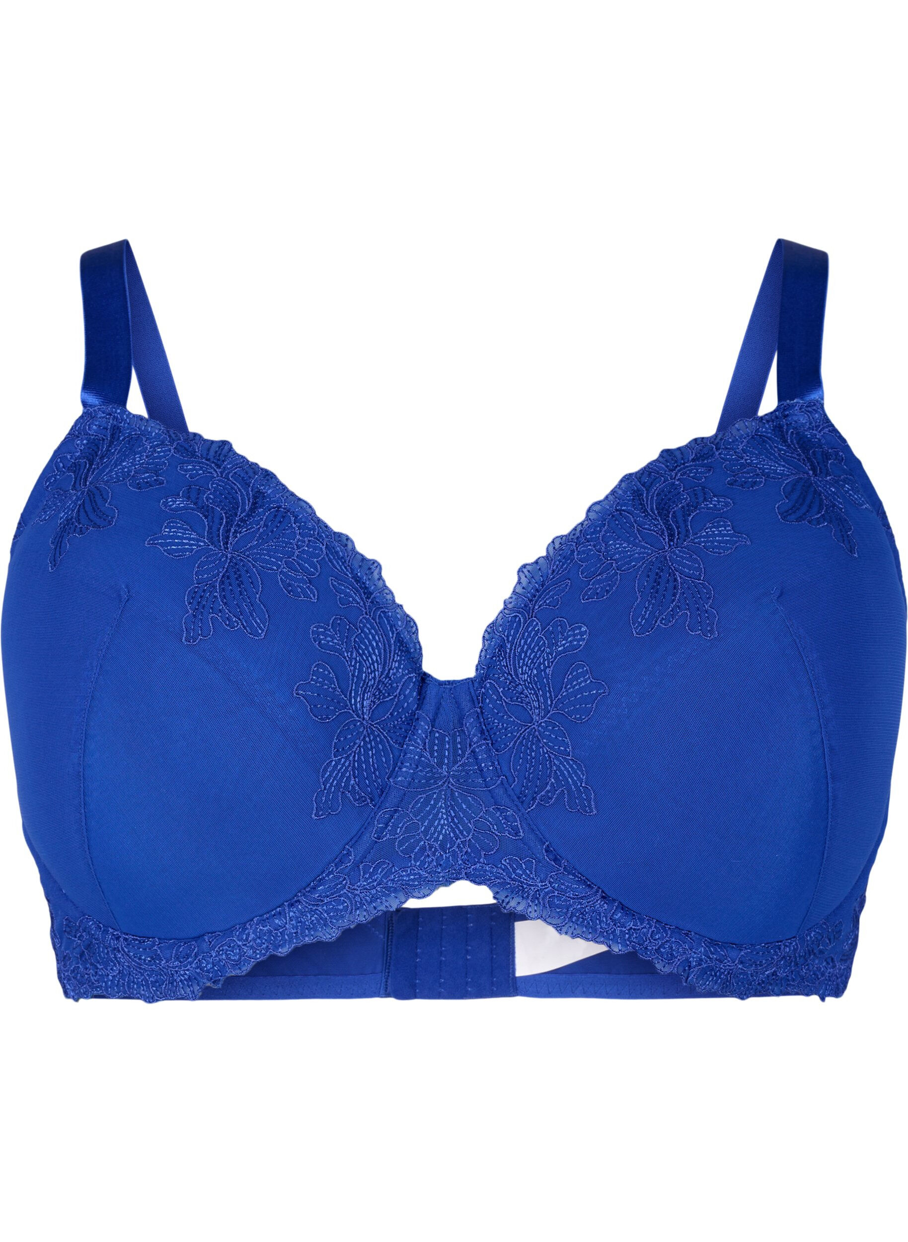 Padded underwired bra with lace